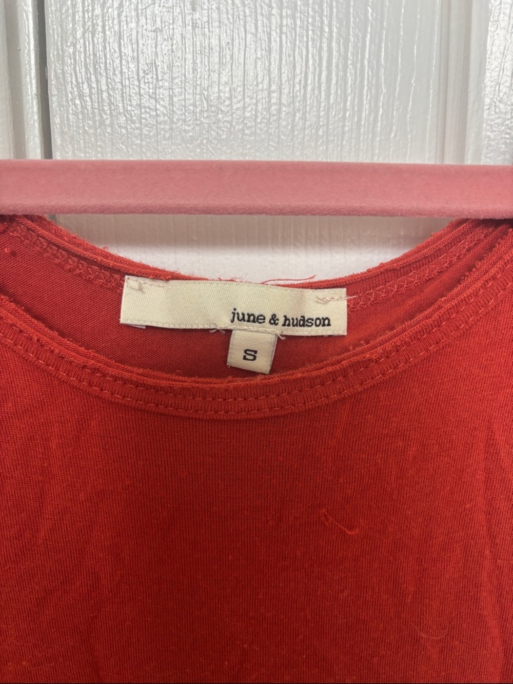 Rust Tie-Back Scoop Neck Tank - Picture 2 of 5